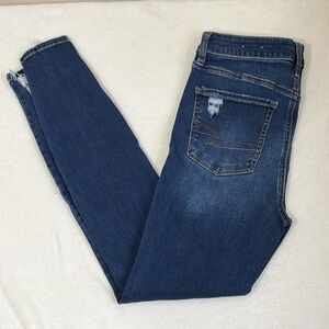 American Eagle Women’s Distressed Hi-Rise Jegging Size 8